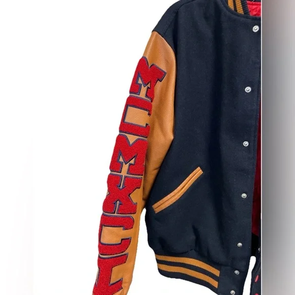 Smoke Rise Bomber Jacket size L Men’s - Picture 4 of 7